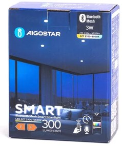 Aigostar - Lampada da incasso LED dimmerabile/3W/230V 2700-6500K bianco