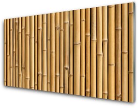 Quadro di vetro Pianta di bambù Natura 100x50 cm