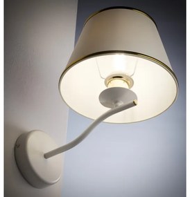 Jupiter 2086 - Lampada da parete SAMBA 1xE27/15W/230V bianco/oro