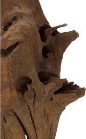 Scultura Akar In Teak Riciclato Cm 23X27X64 (Pezzi Unici - Non Rip. In Serie)