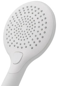 Doccetta tonda 26,5 cm in ABS bianca con 3 getti Hidra