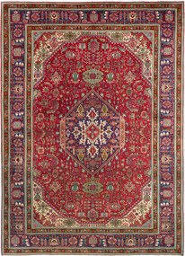 Tabriz Tappeto persiano 210x290 Rosso (Iran) Annodato A Mano