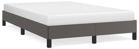 Giroletto Senza Materasso Grigio 120x190 Cm Similpelle /