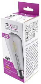 Lampadina LED FILAMENT VINTAGE ST64 E27/4W/230V 2700K