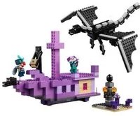 Lenderdrago e la nave dellend lego 21264 minecraft