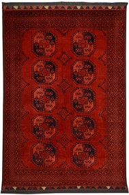 Afghan Tappeto orientale 200x290 Rosso (Afghanistan) Annodato A Mano