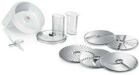 Bosch MUZ5VL1 Robot da cucina Accessorio tritatutto, Acciaio inox, Bianco e Grigio