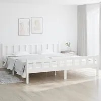 Giroletto Bianco in Legno Massello 160x200 cm cod mxl 58800