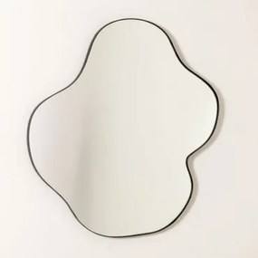 Specchio da parete in metallo (67x60 cm) Astrid Nero & C - Sklum
