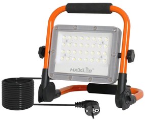 Proiettore LED con stativo LED/50W/230V 5000K IP65 arancione