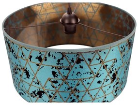 Lampadario su corda REZO 1xE27/60W/230V turchese