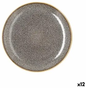 Piatto da pranzo Ariane Jaguar Freckles Marrone Ceramica 21 cm (12 Unità)
