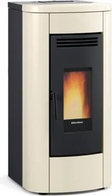 Stufa a pellet canalizzata Klaudia Plus 8,0 kW Avorio - Extraflame
