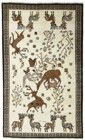 Gabbeh Tappeto 150x250 Beige (Iran) Annodato A Mano