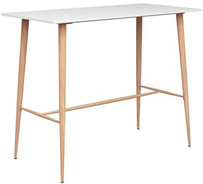 Tavolo Da Bar Bianco 120x60x105 Cm /