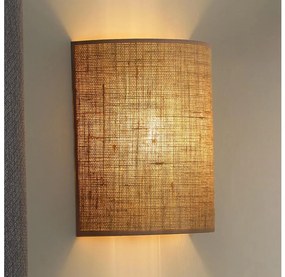 Duolla - Applique YUTE 1xE27/15W/230V diametro 20 cm marrone