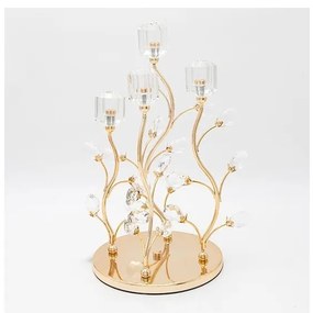 Decorativa candelabro 20x36 cm oro