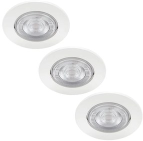 Philips - SET 3x Lampada LED a sospensione TARAGON LED/4.5W/230V 2,700K