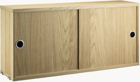 Armadietto con ante scorrevoli String System, larg. 78 x prof. 20 cm