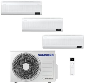 Condizionatore a muro multisplit SAMSUNG Trialsplit 4kW WindFree Elite 9+9+12 18000 BTU 9K 9K 12K classe raffreddamento A++