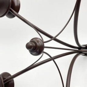 Brilagi - LED Lampadario a sospensione con catena COTTAGE 5xG9/40W/230V quercia/bianco