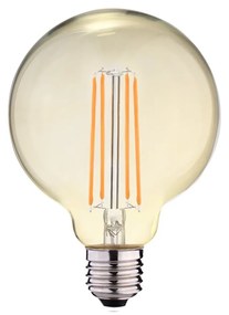 Lampada LED E27 12W a Filamento Ambrata Dimmerabile - G125 Colore Bianco Caldo 2.500K