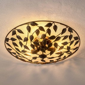 Plafoniera soffitto Arion Luminex, dimmerabile, Ottone / Oro, Soggiorno / Sala da pranzo, Metallo, Plafoniera