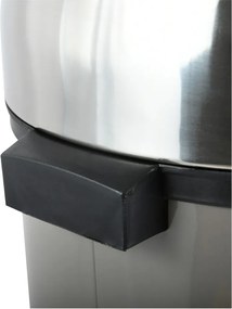 Cestino per la spazzatura grigio tortora in acciaio touch 30 l – MSV