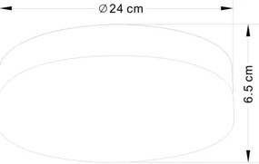 Globo 32112 - Lampada da bagno VRANOS 2xE27/40W/230V IP44