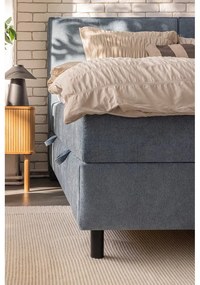 Letto boxspring blu con contenitore 180x200 cm Elva Bold Line – Bonami Selection
