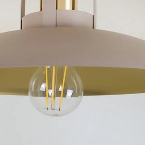 Brilagi - Lampadario a plafone FLAMENGO 1xE27/60W/230V beige