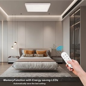 Immax NEO 07277L -Lampada LED dimmerabile da bagno FRAME 50W/230V IP44 Wi-Fi Tuya+RC