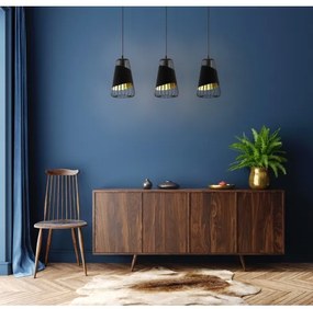 Eglo 49448 - Lampadario a sospensione con filo AUSTELL 3xE27/60W/230V