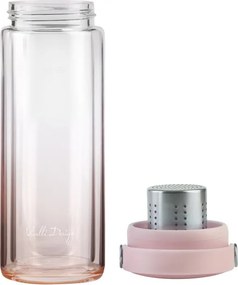 Bottiglia rosa in vetro 350 ml Fuori – Vialli Design