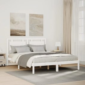 Giroletto Extra Lungo Senza Materasso Bianco 140x220cm Massello /