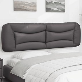 Cuscino Testiera Grigio 180 Cm İn Similpelle /