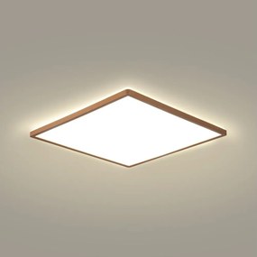 Brilagi - Plafoniera LED Ultra Slim per bagno, 24W/230V, 42x42 cm, oro rosa, IP54