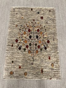 Loribaft Tappeto 120 x 90 Beige (Iran) Annodato A Mano