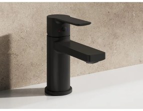 Ravak X070488 - Miscelatore per lavabo SOLAR 13,5 cm nero