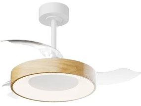 Ventilatore da soffitto NISEKO bianco , D. 40 cm MANTRA