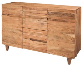 Credenza 6 cassetti 135x87x40 cm Maui