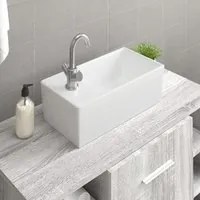 Lavandino Bianco 48x25x15 cm in Ceramicacod mxl 96959