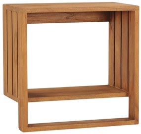 Porta Asciugamani A Parete 35x20x35 Cm İn Massello Di Teak /