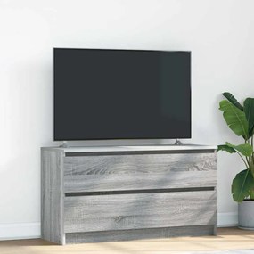Mobile Tv Grigio Sonoma 100x35x54 Cm İn Legno Multistrato /