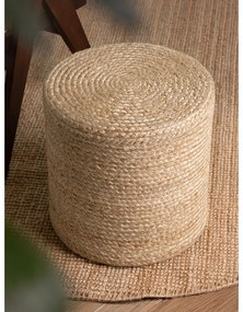 Poggiapiedi di colore naturale Jutta Gold – Hanse Home