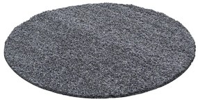 Tappeto rotondo grigio scuro ø 80 cm Life - Ayyildiz Carpets