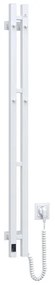Scaldasalviette elettrico SILOUETTE 187W/230V 120,6 cm IP44 bianco dx