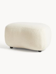 Pouf in teddy Alba