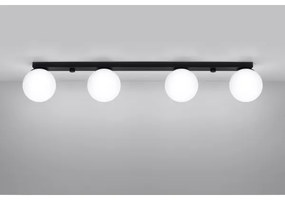 Sollux SL.1154 - Lampada da soffitto YOLI 4xG9/12W/230V nero