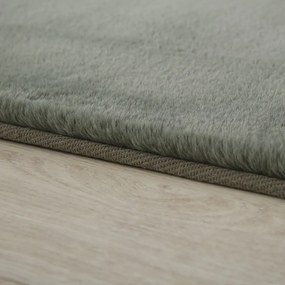 Tappeto rotondo lavabile verde ø 120 cm Pouffy - Ayyildiz Carpets